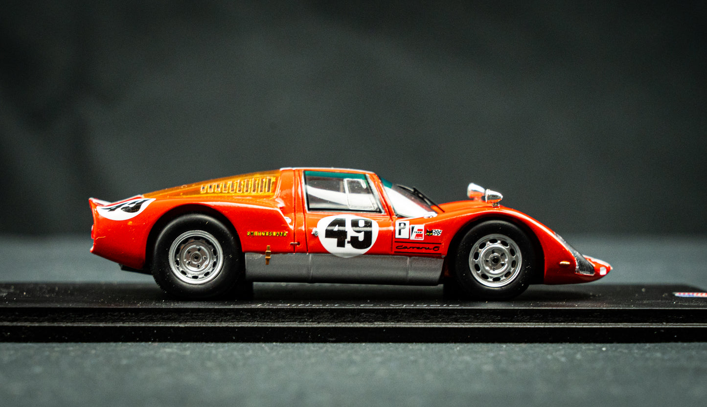 Porsche 906 lim.edition 300 Stk. #49 Siffert / Vögele - 6th 12h Sebring 1966 - Spark 1:43