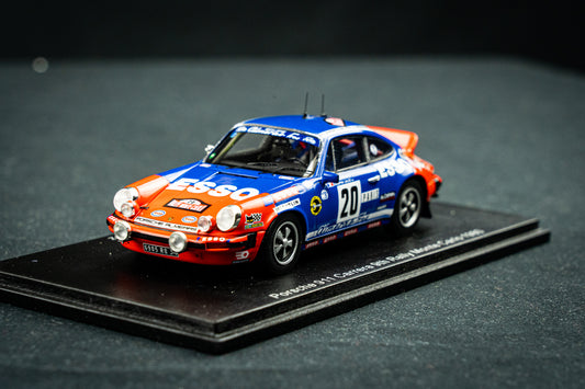 Porsche 911 Carrera #20 A. Coppier / J. Laloz - 9th Monte Carlo Rallye 1980 -Spark 1:43