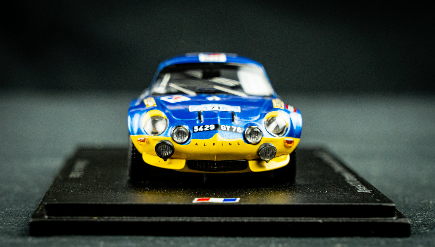 Renault Alpine A110 lim. edition 500 Stk. - #71 Darniche / Mahe - P1 Rallye Cevennes 1971 - 1:43