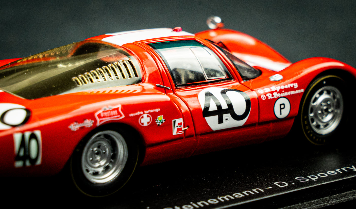 Porsche 906LH lim. edition 300 Stk. #40 Steinemann / Spoerry - 12h Sebring 1967 - 1:43