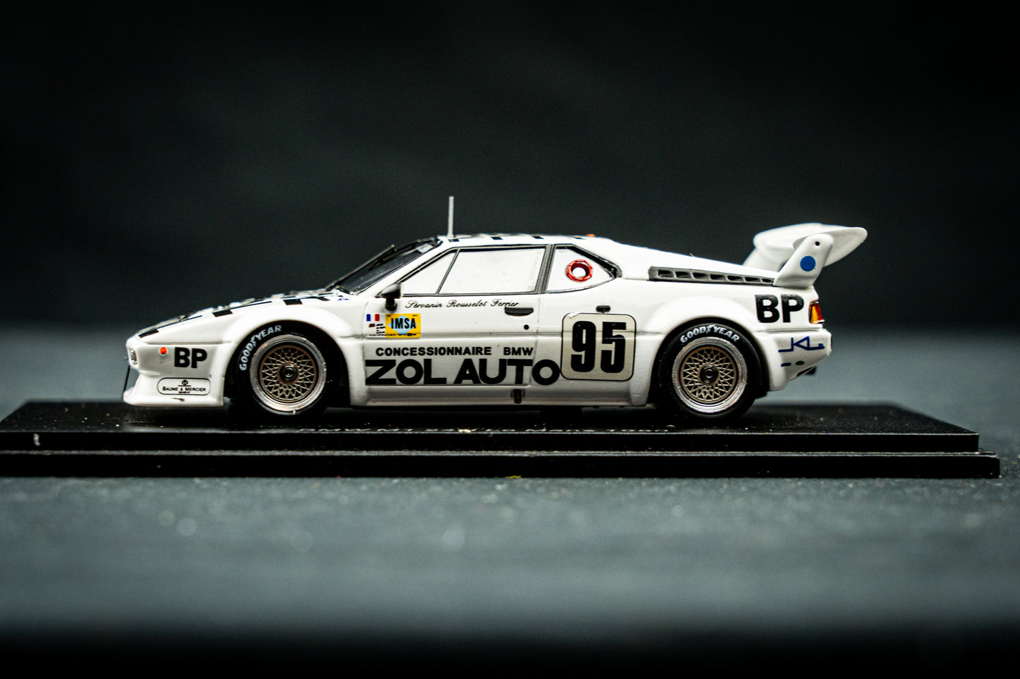 BMW M1 #95 Servanin/Ferrier/Rousellout - 24h LeMans 1980 - Spark 1:43