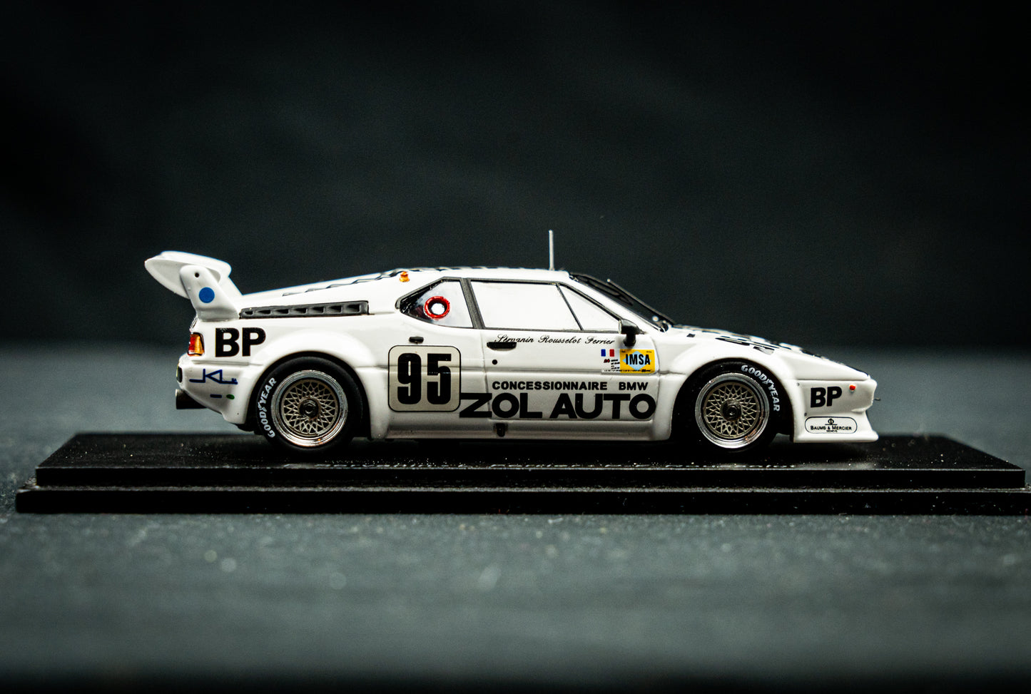 BMW M1 #95 Servanin/Ferrier/Rousellout - 24h LeMans 1980 - Spark 1:43