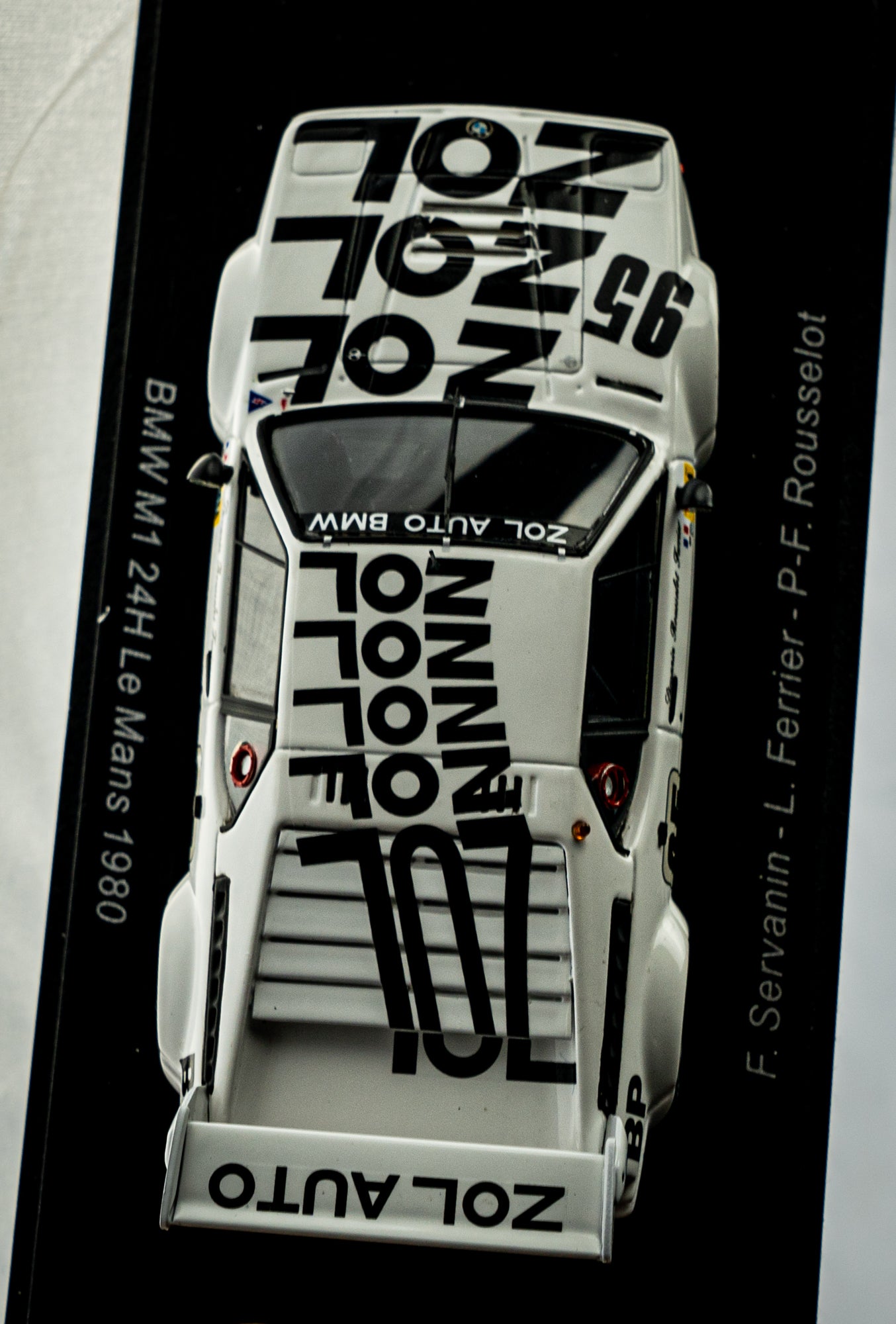 BMW M1 #95 Servanin/Ferrier/Rousellout - 24h LeMans 1980 - Spark 1:43