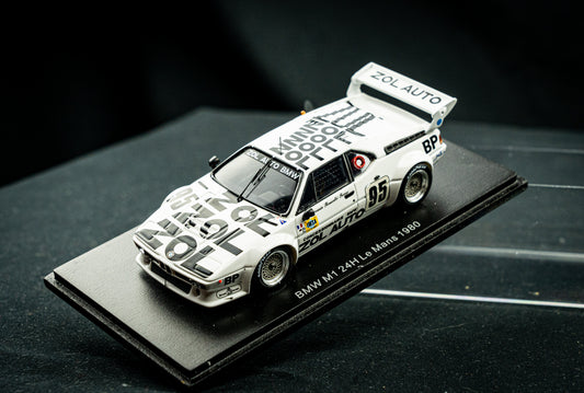 BMW M1 #95 Servanin/Ferrier/Rousellout - 24h LeMans 1980 - Spark 1:43