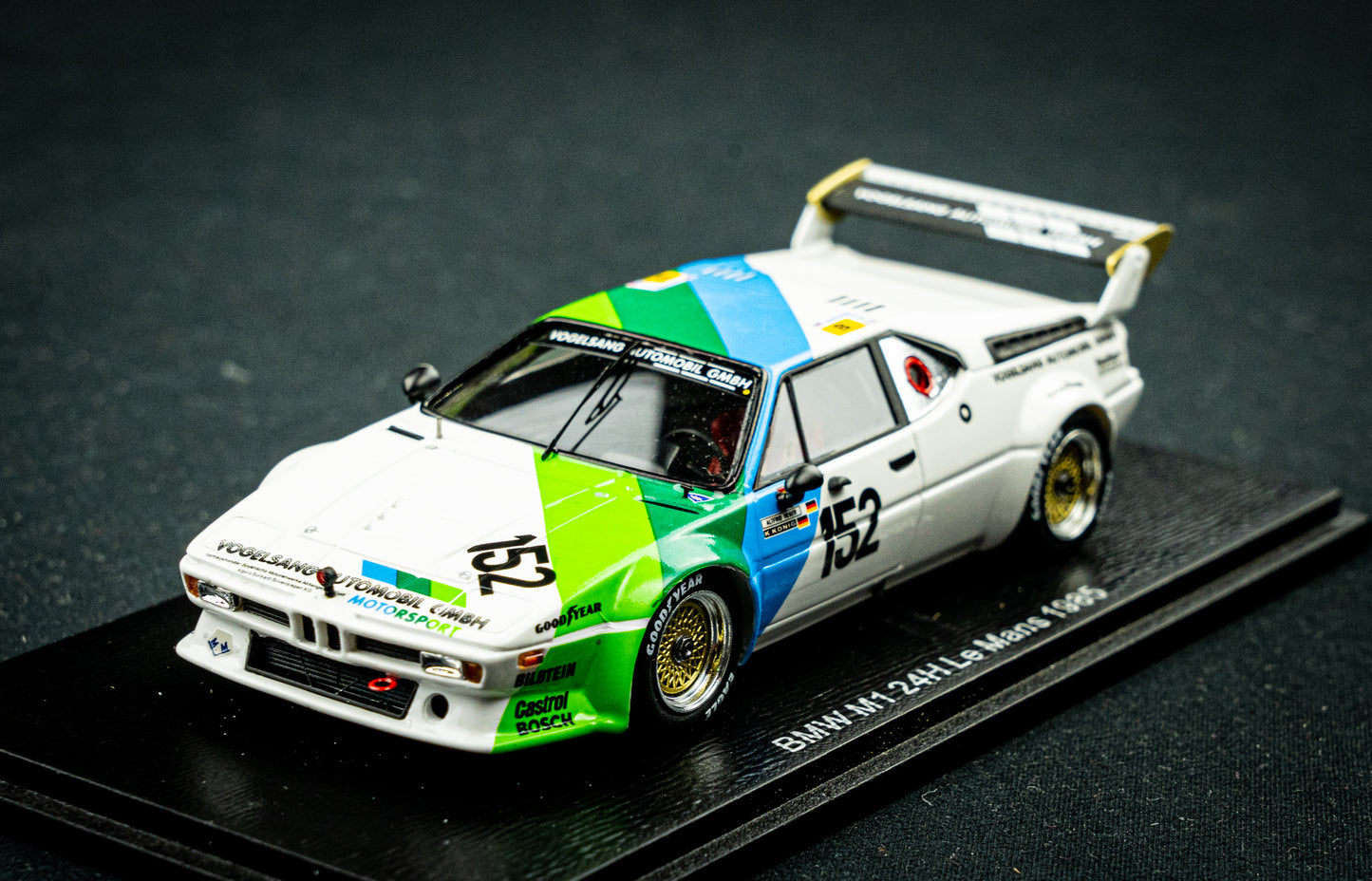 BMW M1 #152 Grohs / Heger / König - 24h LeMans 1985 - Spark 1:43