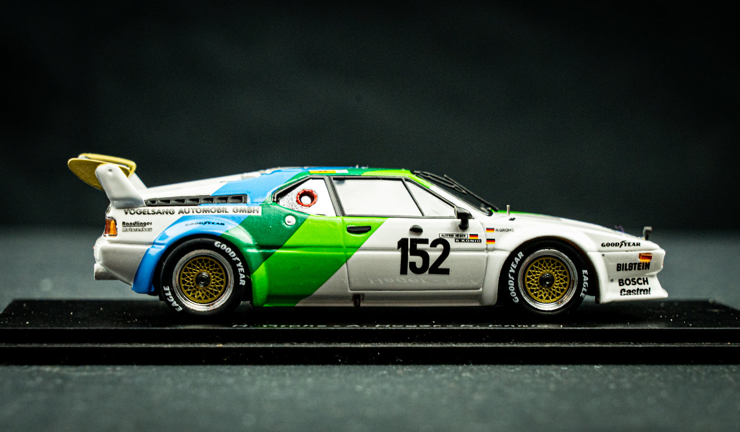 BMW M1 #152 Grohs / Heger / König - 24h LeMans 1985 - Spark 1:43