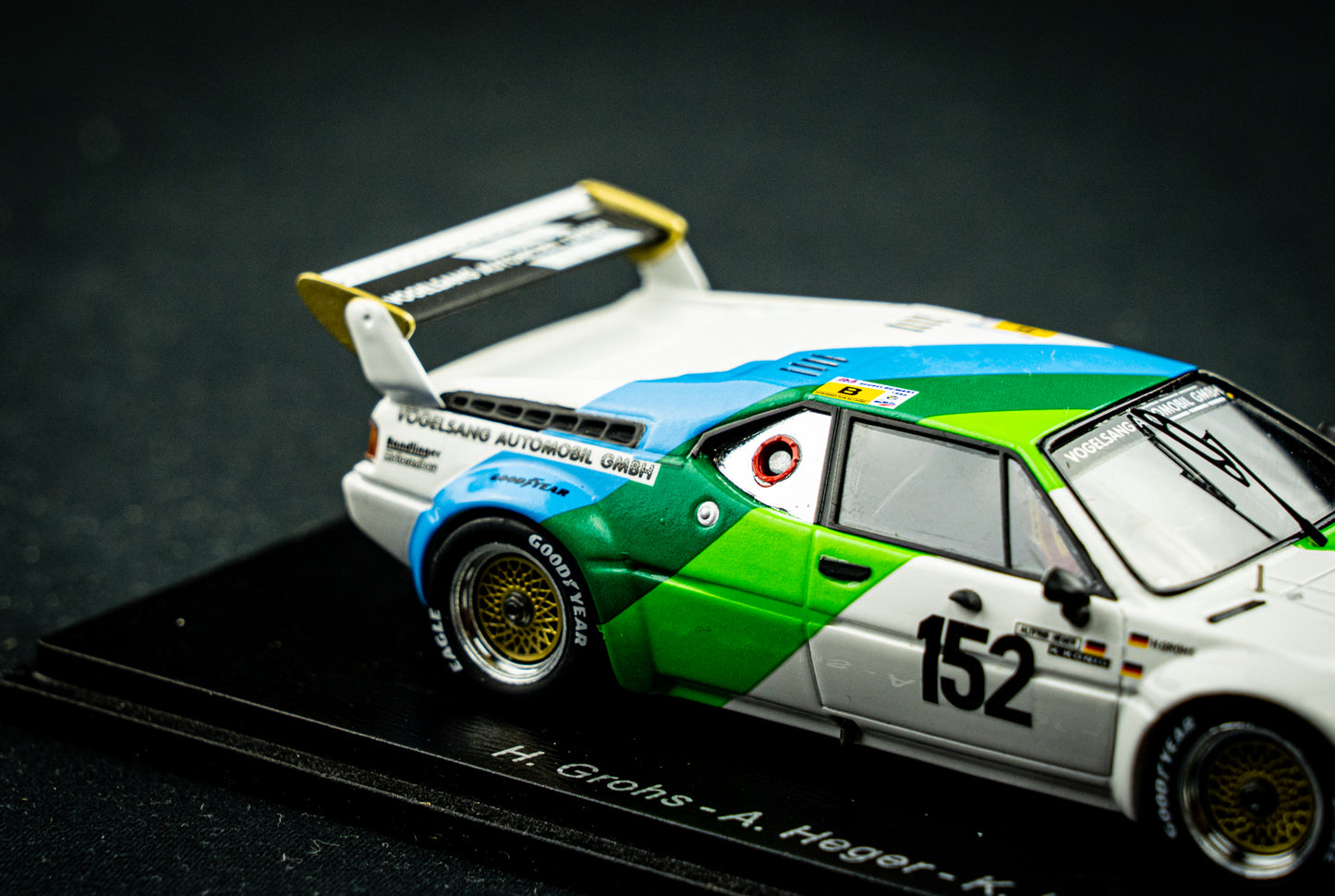 BMW M1 #152 Grohs / Heger / König - 24h LeMans 1985 - Spark 1:43