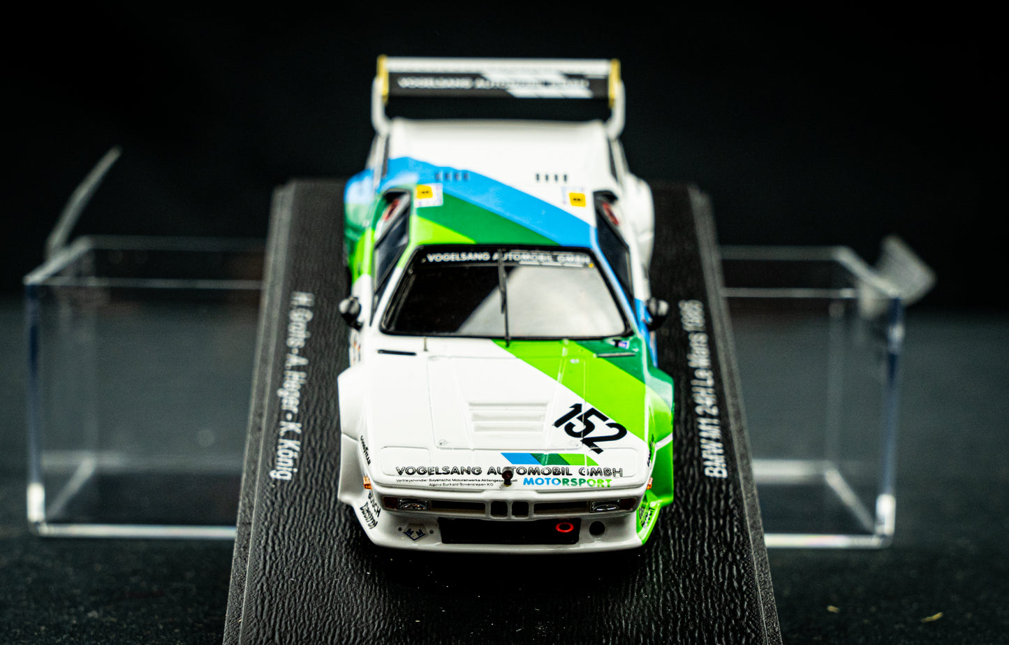 BMW M1 #152 Grohs / Heger / König - 24h LeMans 1985 - Spark 1:43