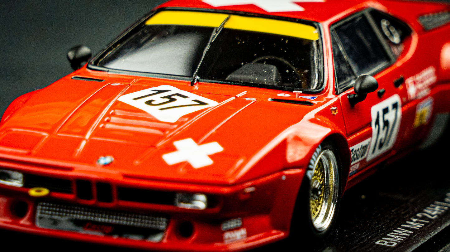 BMW M1 #157 Pallavicini / Calderari / Vanoli - 24h LeMans 1985 - Spark 1:43