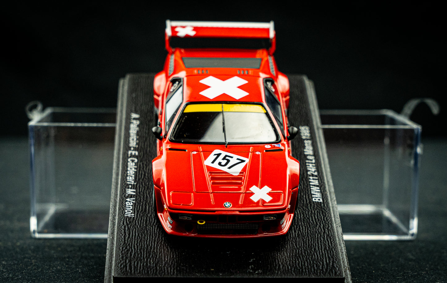 BMW M1 #157 Pallavicini / Calderari / Vanoli - 24h LeMans 1985 - Spark 1:43