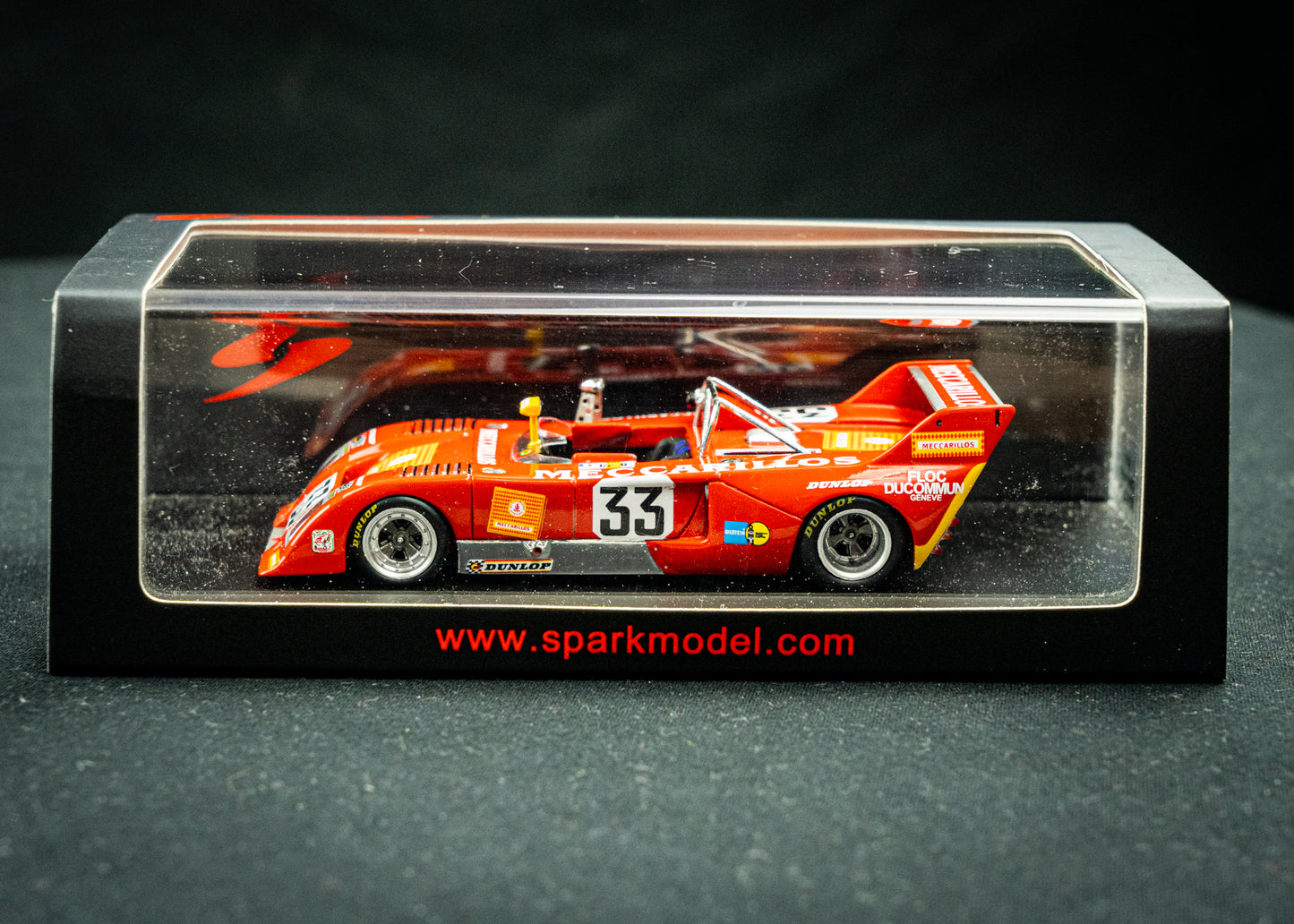 Chevron B36 #33 Schäfer / Albanesi / Adatte - 24h LeMans 1976 - Spark 1:43