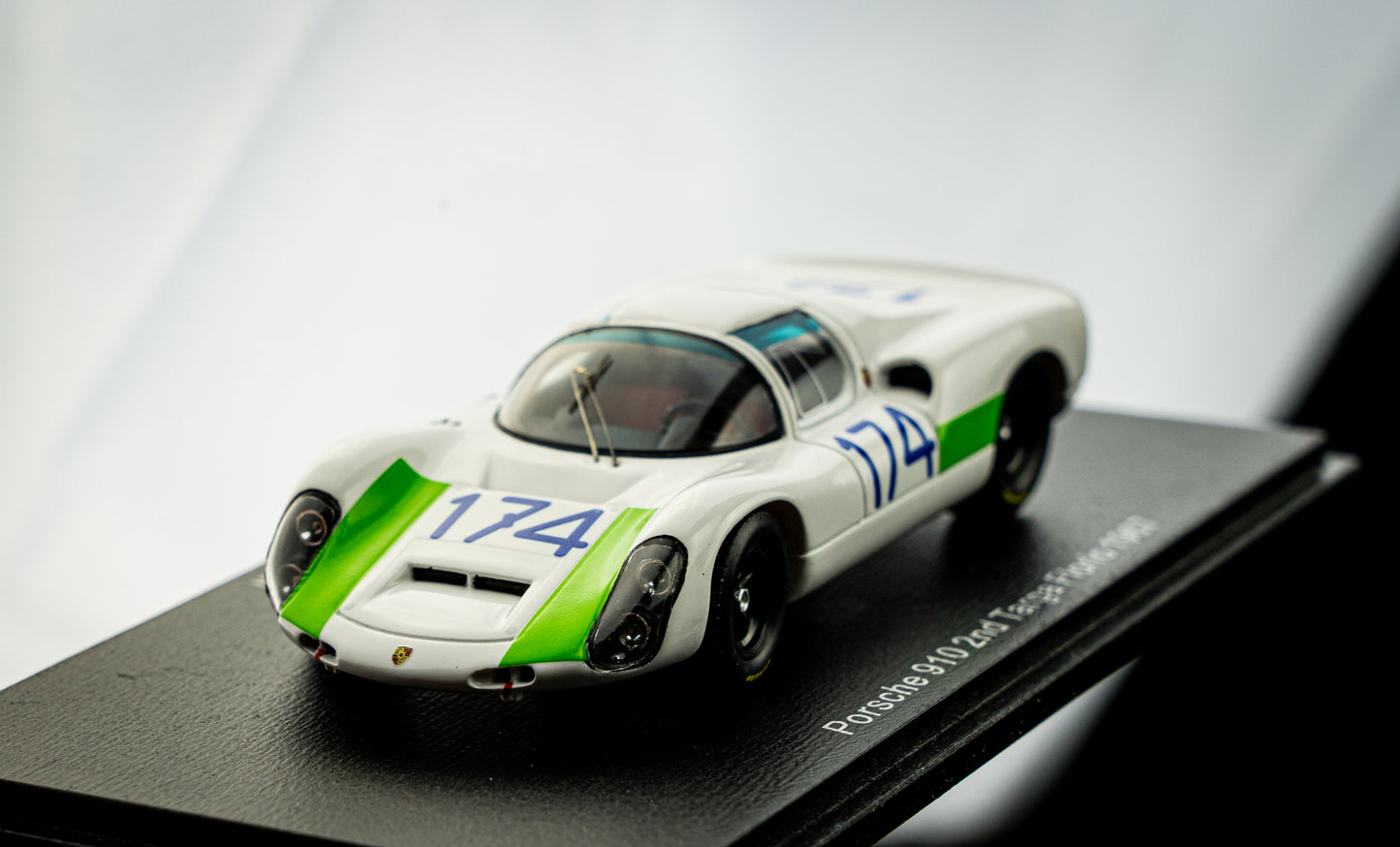 Porsche 910 #174 Cella / Biscaldi - 2nd Targa Florio 1967 - Spark 1:43