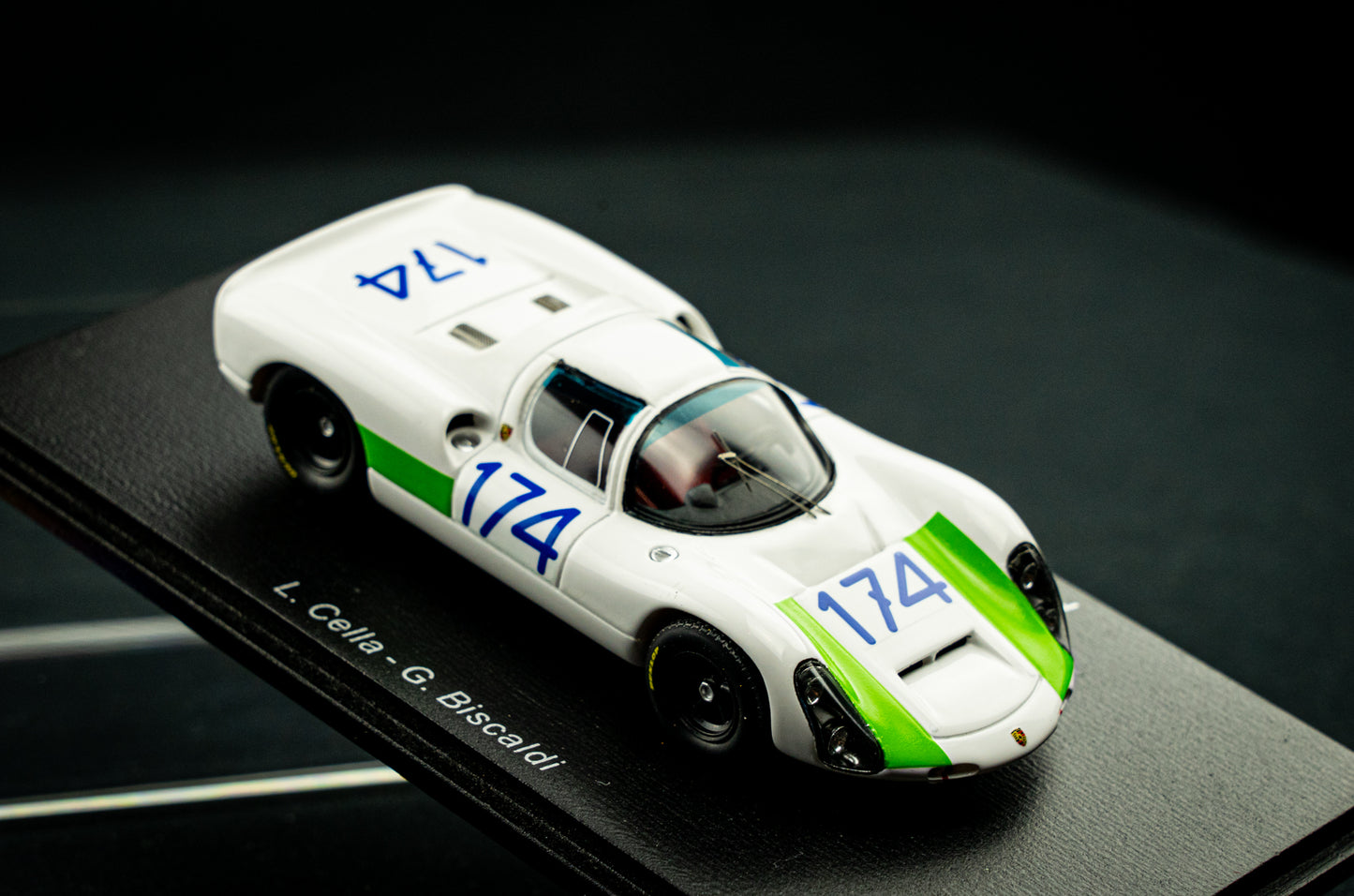 Porsche 910 #174 Cella / Biscaldi - 2nd Targa Florio 1967 - Spark 1:43