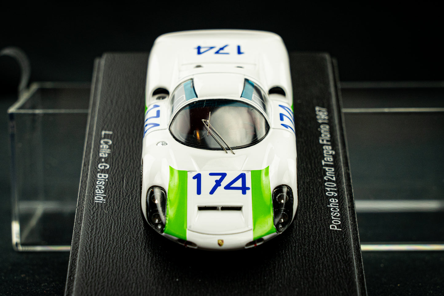 Porsche 910 #174 Cella / Biscaldi - 2nd Targa Florio 1967 - Spark 1:43