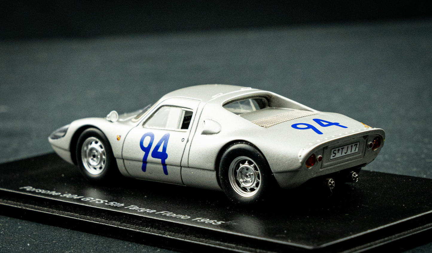 Porsche 904 GTS #94 Pucci / Klass - 5th Targa Florio 1965 - Spark 1:43