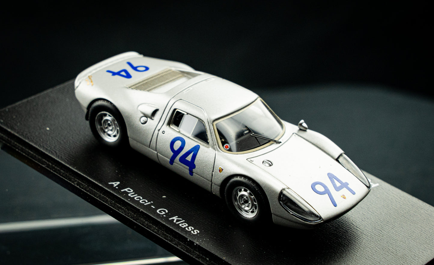 Porsche 904 GTS #94 Pucci / Klass - 5th Targa Florio 1965 - Spark 1:43