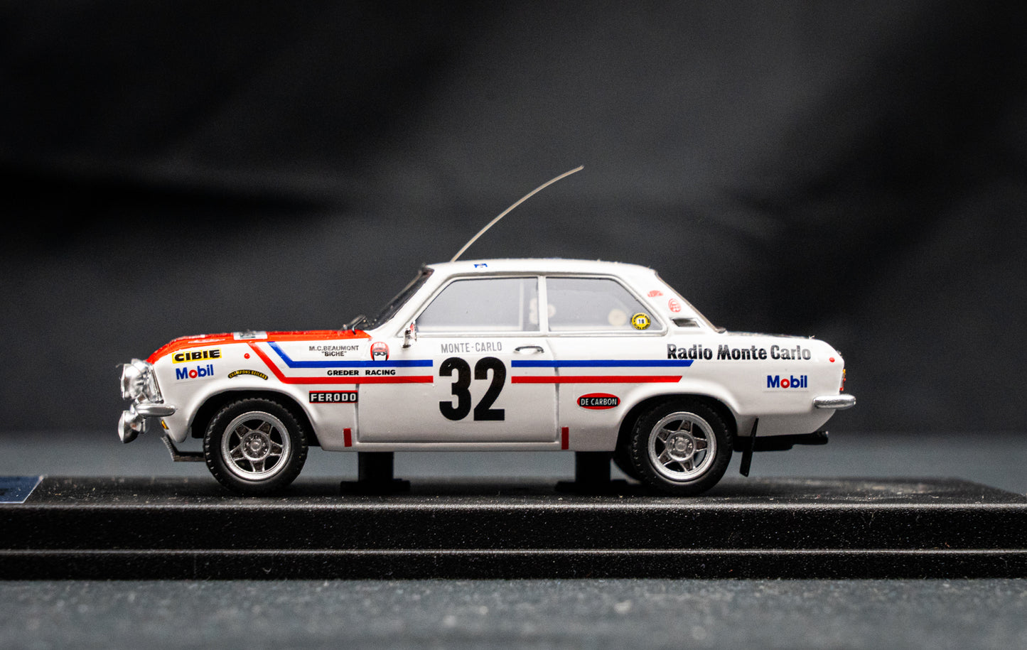 Opel Ascona Gr.2 Lim. Edition 1/150 #32 Beaumont / Biche - 12th Rallye Monte Carlo 1972