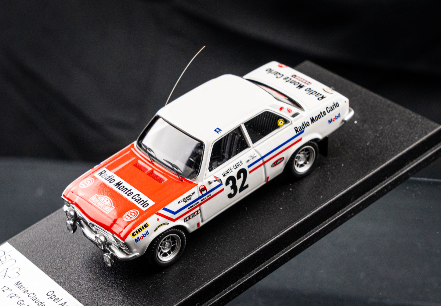 Opel Ascona Gr.2 Lim. Edition 1/150 #32 Beaumont / Biche - 12th Rallye Monte Carlo 1972