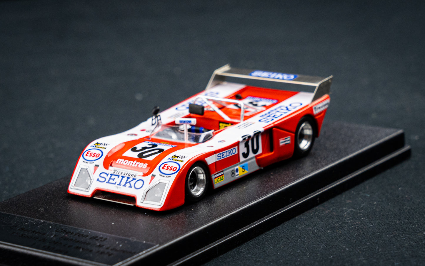 Chevron B23 Lim. Edition 1 / 150 #30 Beckers / Fountain / Laurent - 24H LeMans 1974