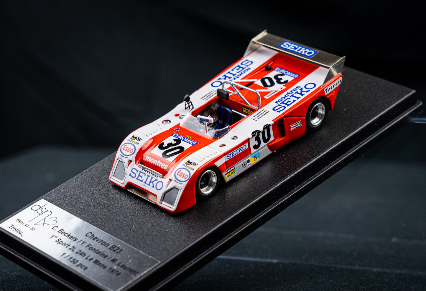 Chevron B23 Lim. Edition 1 / 150 #30 Beckers / Fountain / Laurent - 24H LeMans 1974