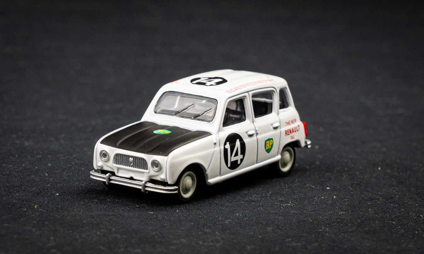 Renault 4 #14 Safari Rallye 1962 & Renault 8 Gordini #89 Rallye Monte Carlo 1969 - Norev 1:64