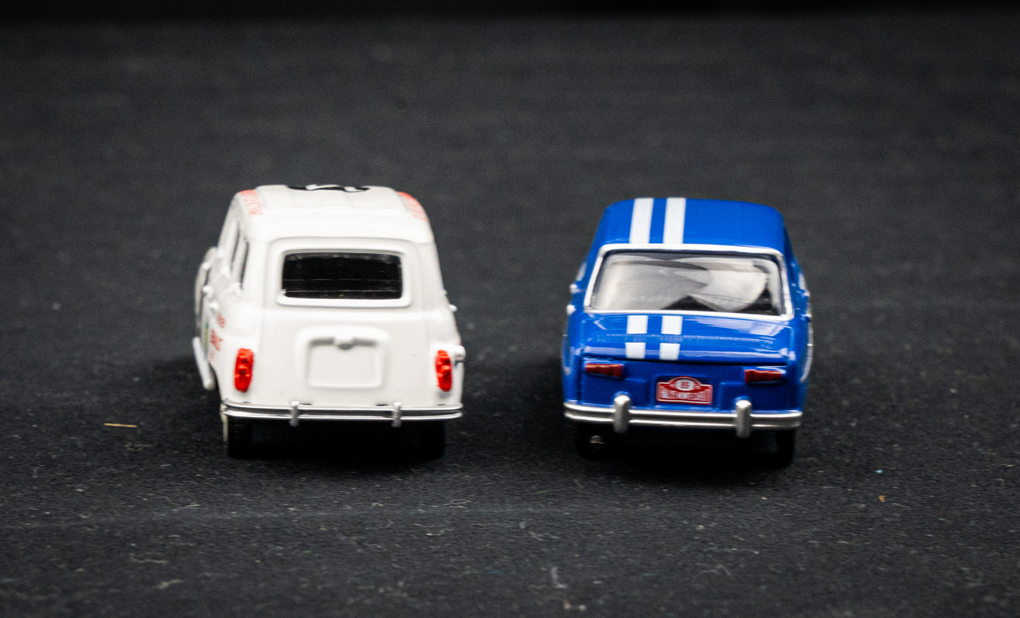 Renault 4 #14 Safari Rallye 1962 & Renault 8 Gordini #89 Rallye Monte Carlo 1969 - Norev 1:64