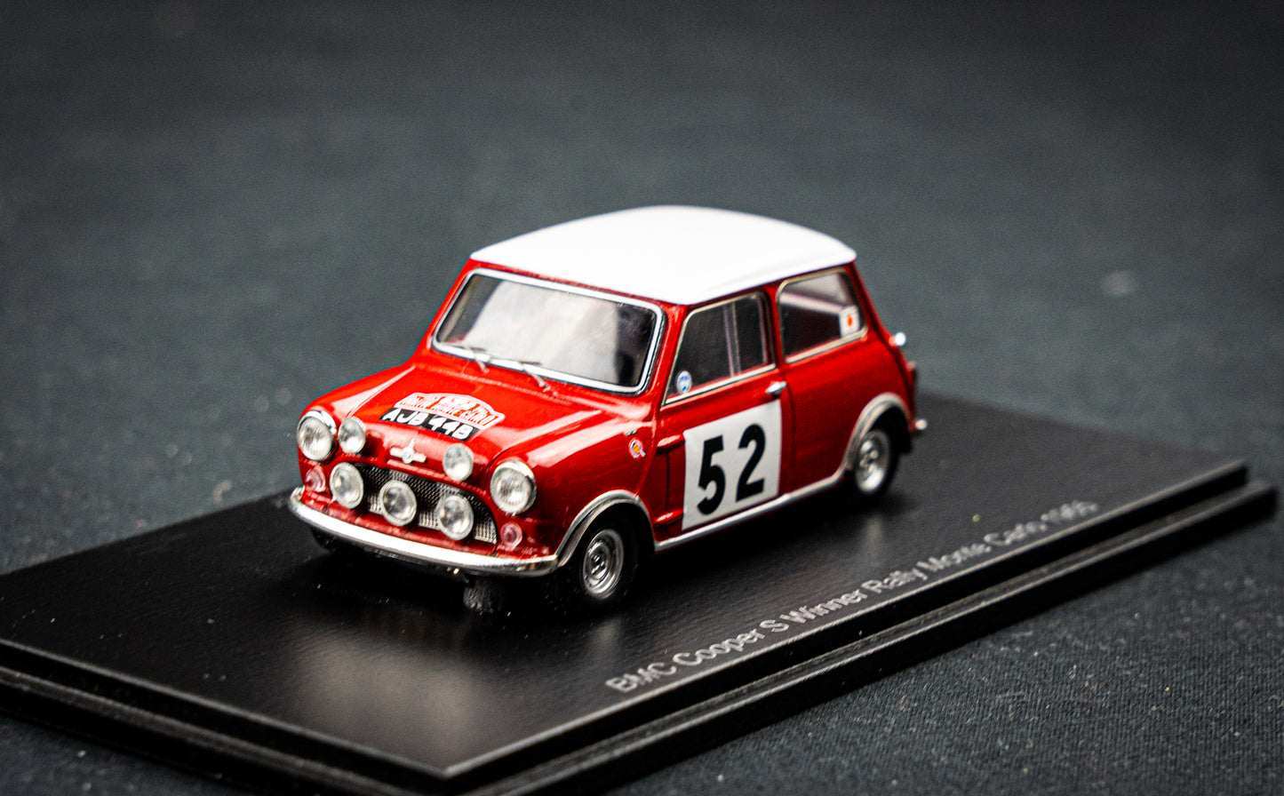 BMC Mini Cooper S #52 Mäkinen / Easter - Winner Rallye Monte Carlo 1965 - Spark 1:43