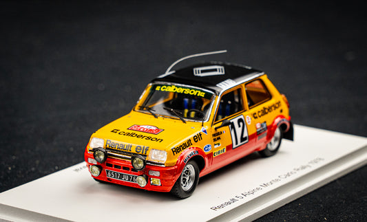 Renault 5 Alpine #12 Frequelin / Delaval - Rallye Monte Carlo 1978 - Spark 1:43