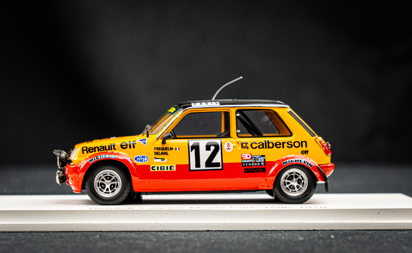 Renault 5 Alpine #12 Frequelin / Delaval - Rallye Monte Carlo 1978 - Spark 1:43