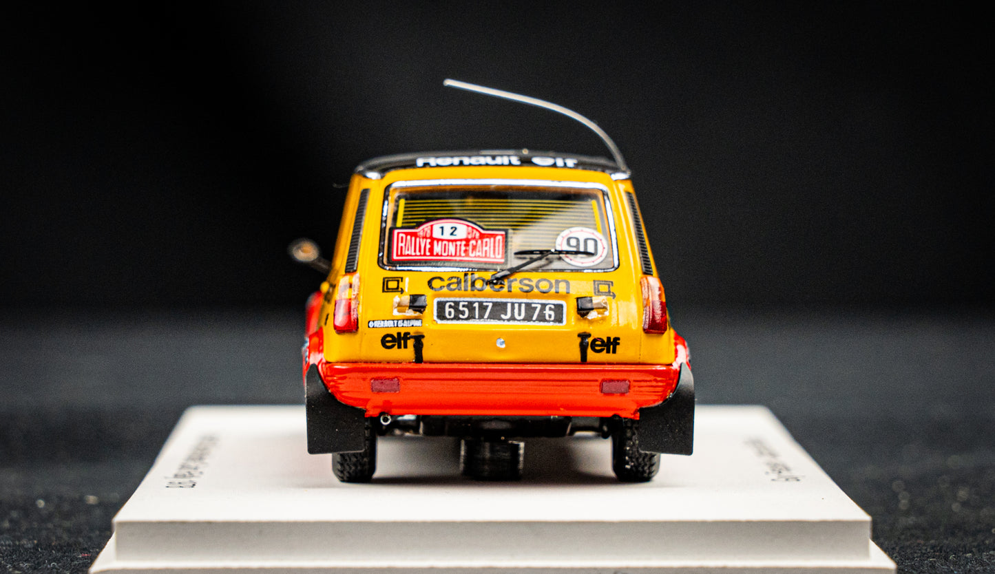 Renault 5 Alpine #12 Frequelin / Delaval - Rallye Monte Carlo 1978 - Spark 1:43