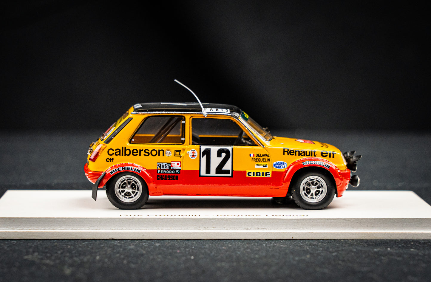 Renault 5 Alpine #12 Frequelin / Delaval - Rallye Monte Carlo 1978 - Spark 1:43