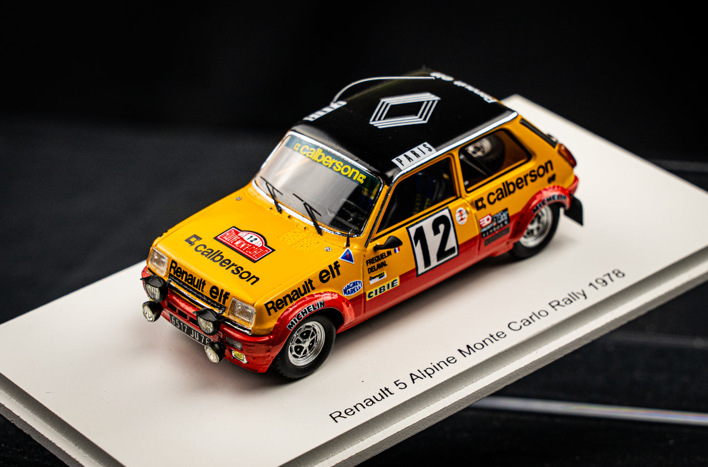 Renault 5 Alpine #12 Frequelin / Delaval - Rallye Monte Carlo 1978 - Spark 1:43