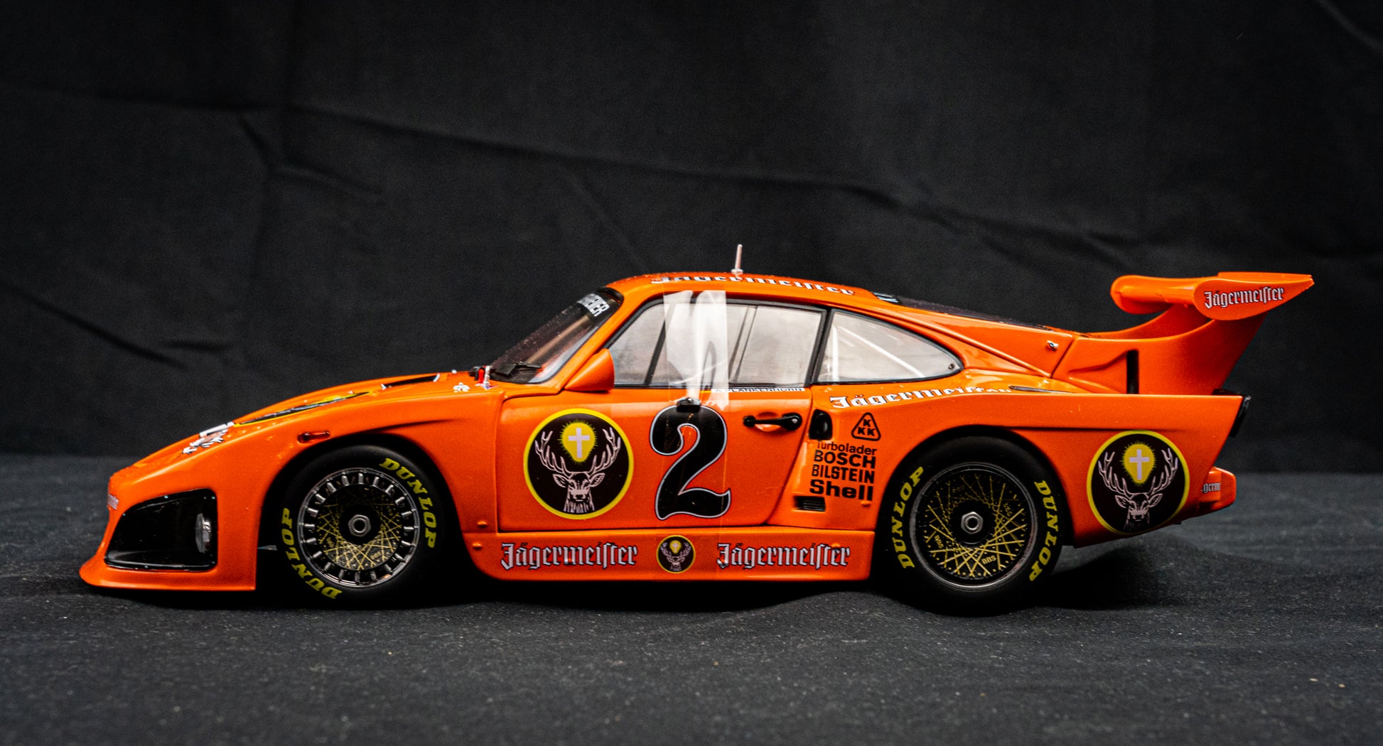 Porsche 935 K3 Jagermeister Le Mans Collectible Model Car Porsche 935 K3 Jagermeister Le Mans Collectible Model Car