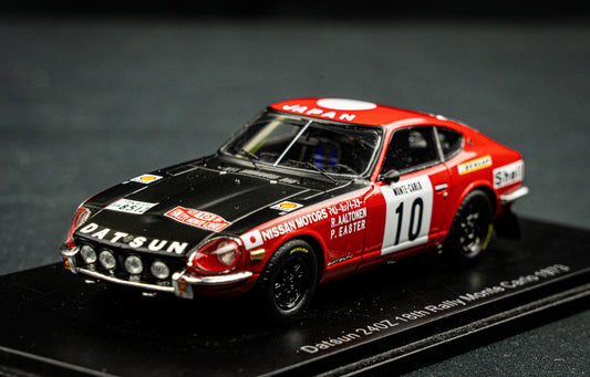 Datsun 240Z #10 R. Altonen / P. Easter - 18th Rallye Monte Carlo 1973 - Spark 1:43