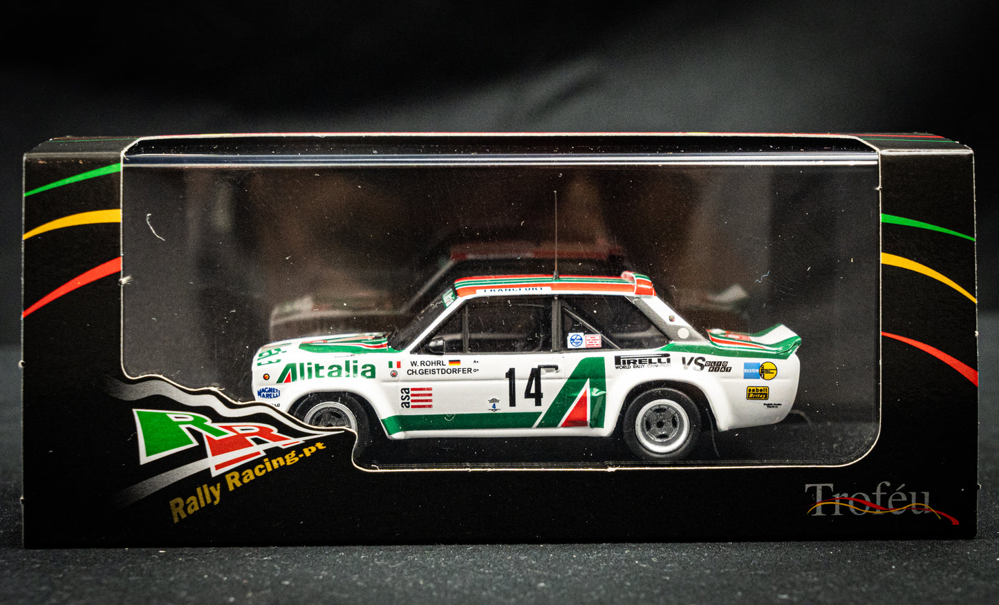 Fiat Abarth 131 lim. edition 1/150 #14 Röhrl /  Geistdörfer - Monte Carlo Rallye 1979 1:43