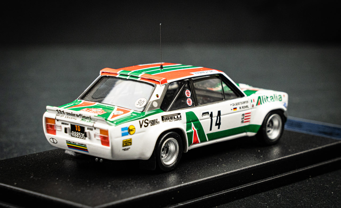 Fiat Abarth 131 lim. edition 1/150 #14 Röhrl /  Geistdörfer - Monte Carlo Rallye 1979 1:43