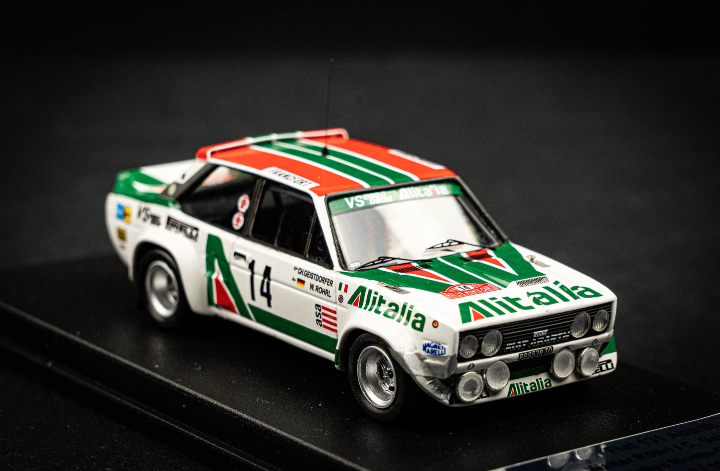 Fiat Abarth 131 lim. edition 1/150 #14 Röhrl /  Geistdörfer - Monte Carlo Rallye 1979 1:43