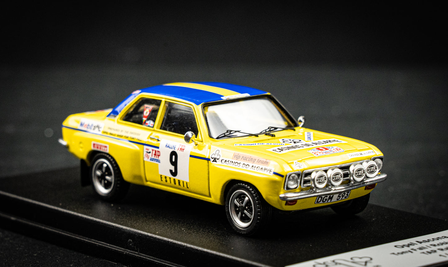 Opel Ascona - Lim. Edition 1/150 #13 T. Fall / R. Turvey - TAP Rallye Portugal 1974 1:43