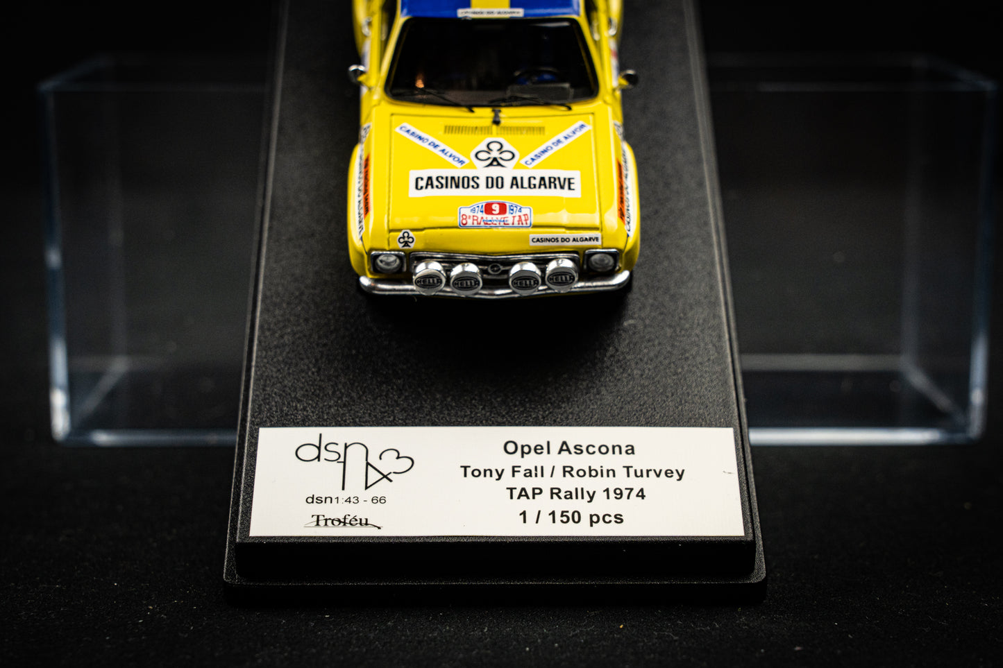 Opel Ascona - Lim. Edition 1/150 #13 T. Fall / R. Turvey - TAP Rallye Portugal 1974 1:43