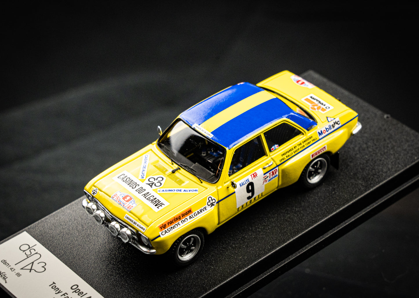 Opel Ascona - Lim. Edition 1/150 #13 T. Fall / R. Turvey - TAP Rallye Portugal 1974 1:43