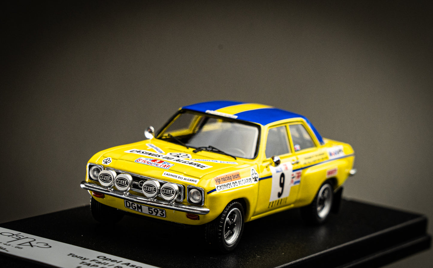 Opel Ascona - Lim. Edition 1/150 #13 T. Fall / R. Turvey - TAP Rallye Portugal 1974 1:43