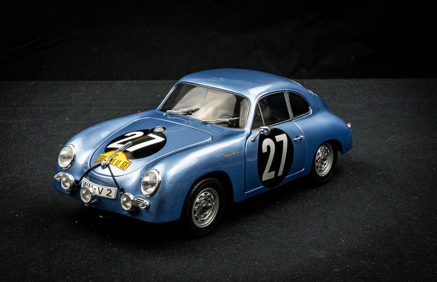 Porsche 356 A Carrera Coupe #27 Buchet / Strähle Sieger Rallye Lüttich - Lüttich 1959