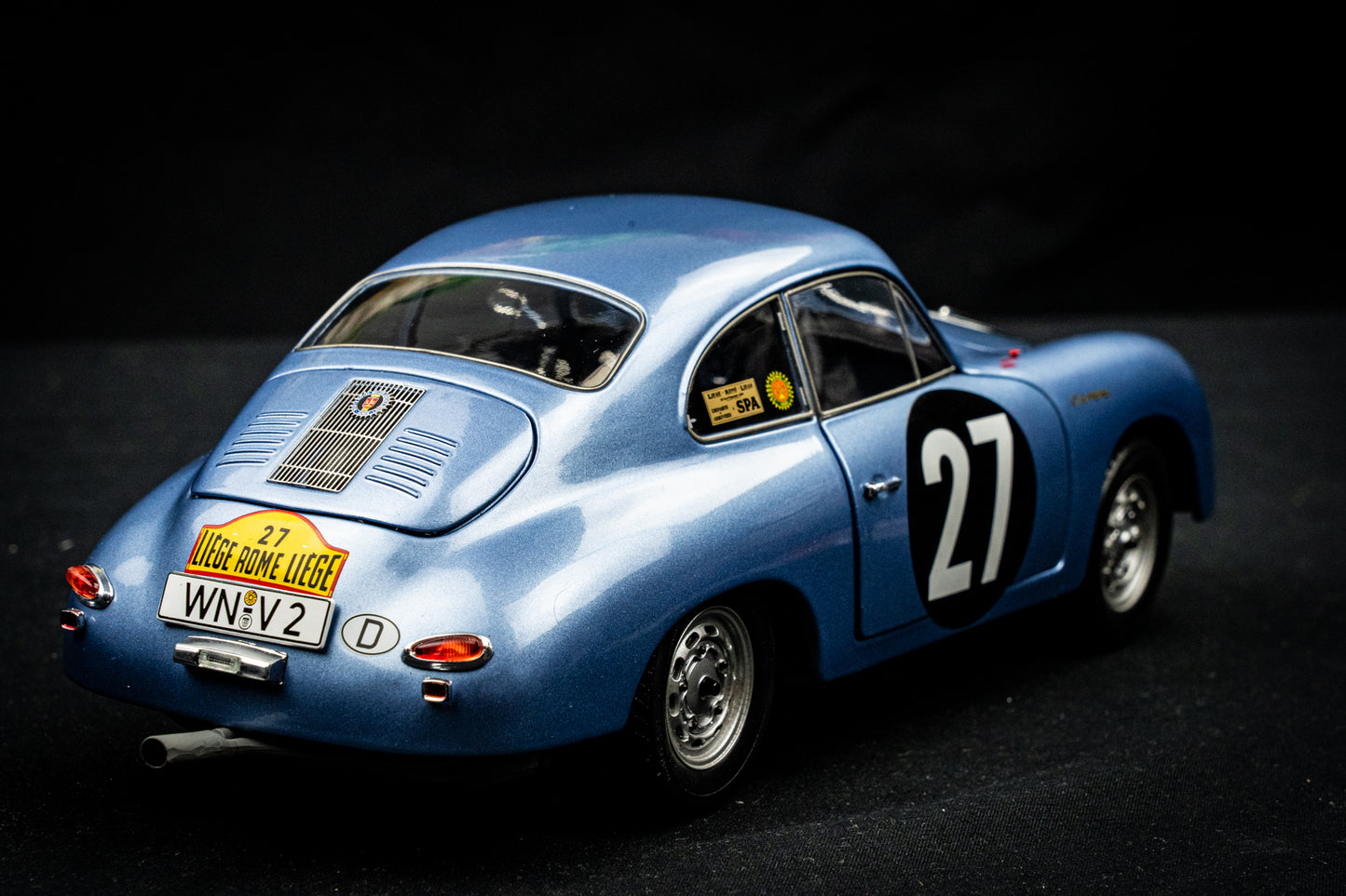 Porsche 356 A Carrera Coupe #27 Buchet / Strähle Sieger Rallye Lüttich - Lüttich 1959