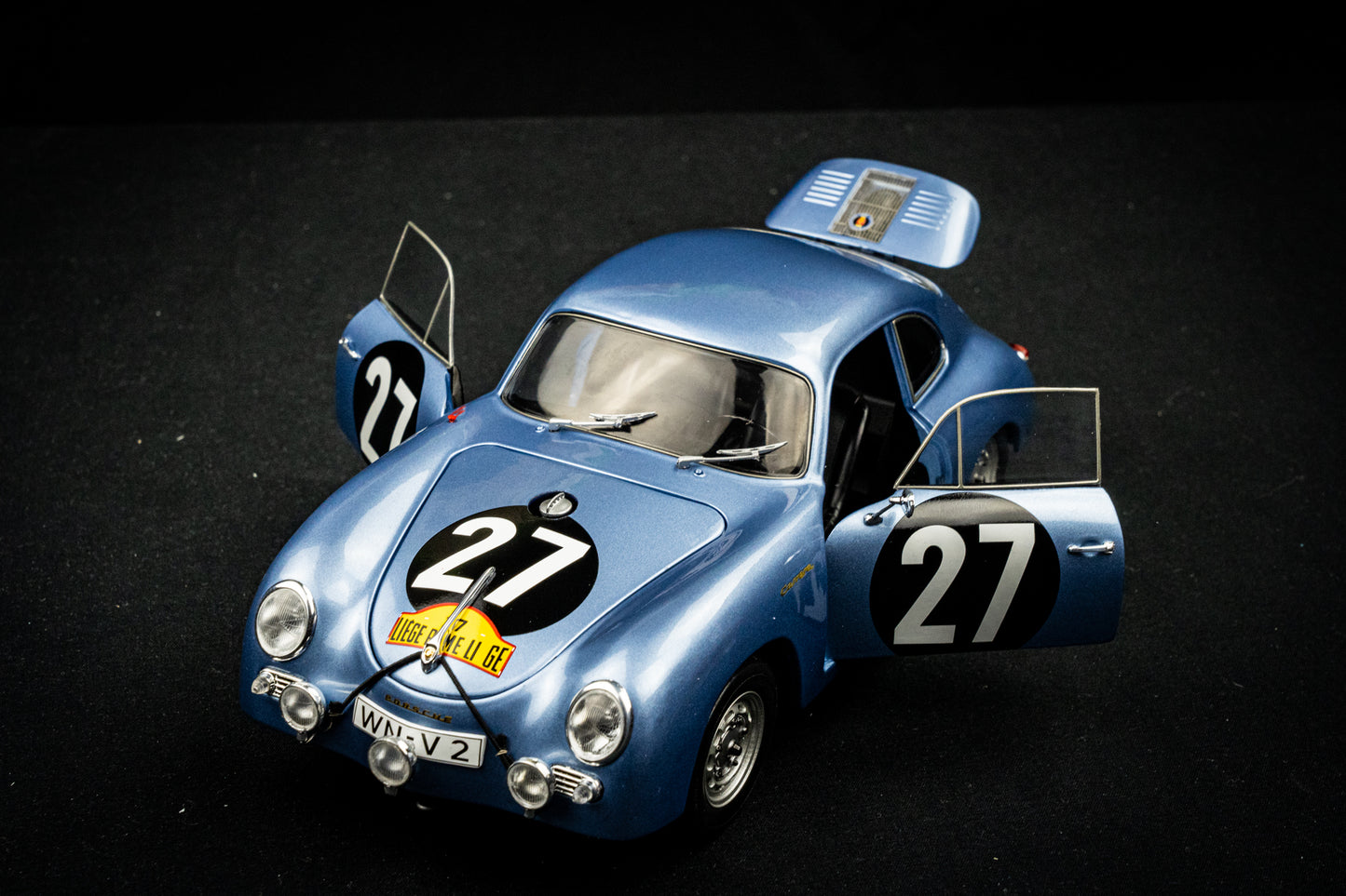 Porsche 356 A Carrera Coupe #27 Buchet / Strähle Sieger Rallye Lüttich - Lüttich 1959