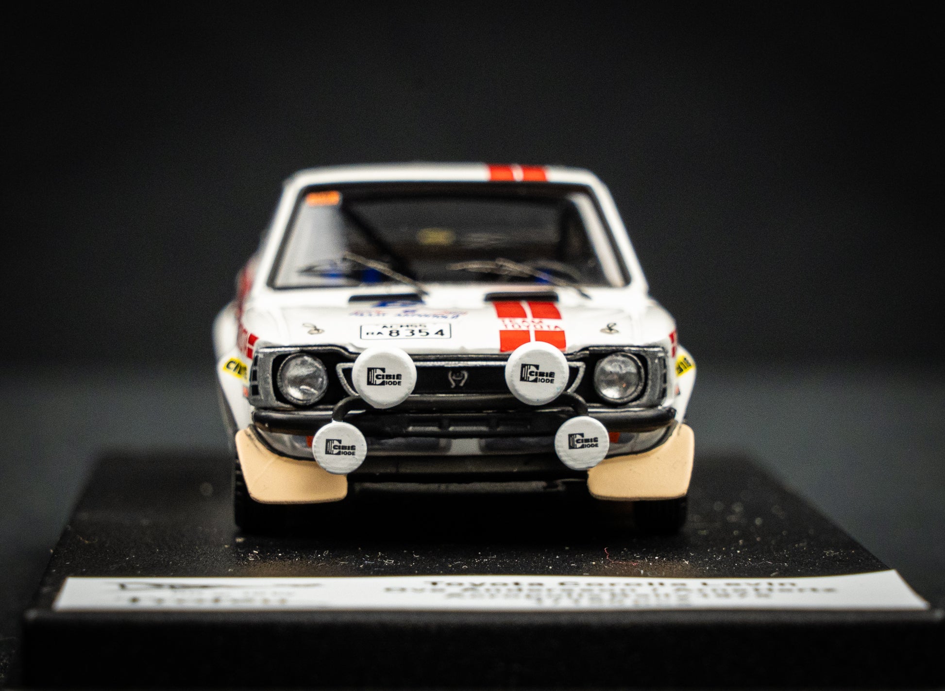 Trofeu Toyota Corolla Levin (night Version) N 6 Rally Acropolis 1975 O.andersson - A.hertz 1:43 Trofeu Toyota Corolla Levin (night Version) N 6 Rally Acropolis 1975 O.andersson - A.hertz 1:43