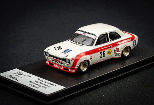 Ford Escort Mk1 lim. edition 1 / 150. Stk. #36 Jörg Obermoser Nürburgring 1973 - Trofeu 1:43