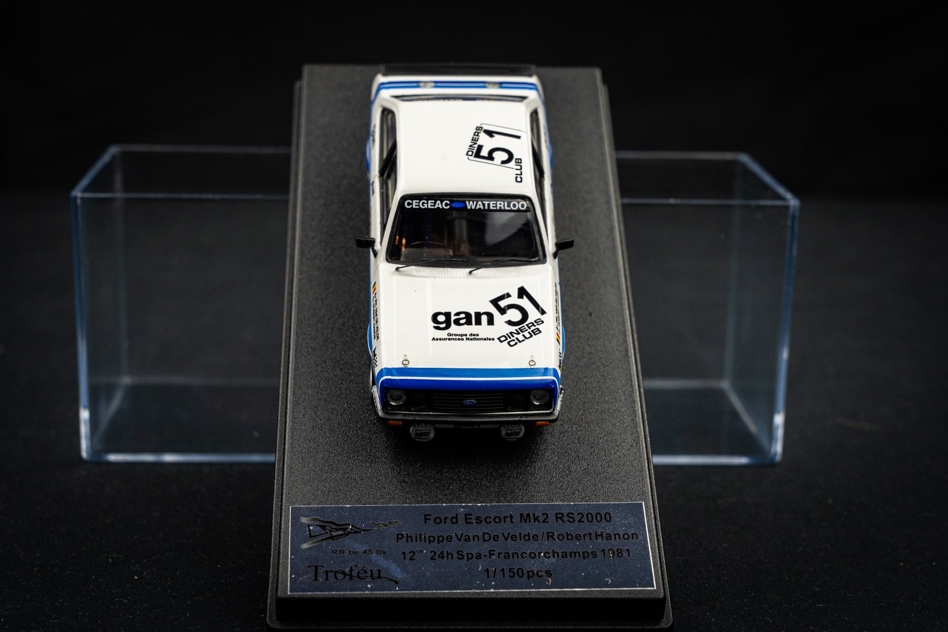 Trofeu Ford England Escort Mkii Night Version N 17 Boucles De Spa 1979 Marc Duez Fredy Franssen 1 43 Bila Zluta 2 Trofeu Ford England Escort Mkii Night Version N 17 Boucles De Spa 1979 Marc Duez Fredy Franssen 1 43 Bila Zluta 2