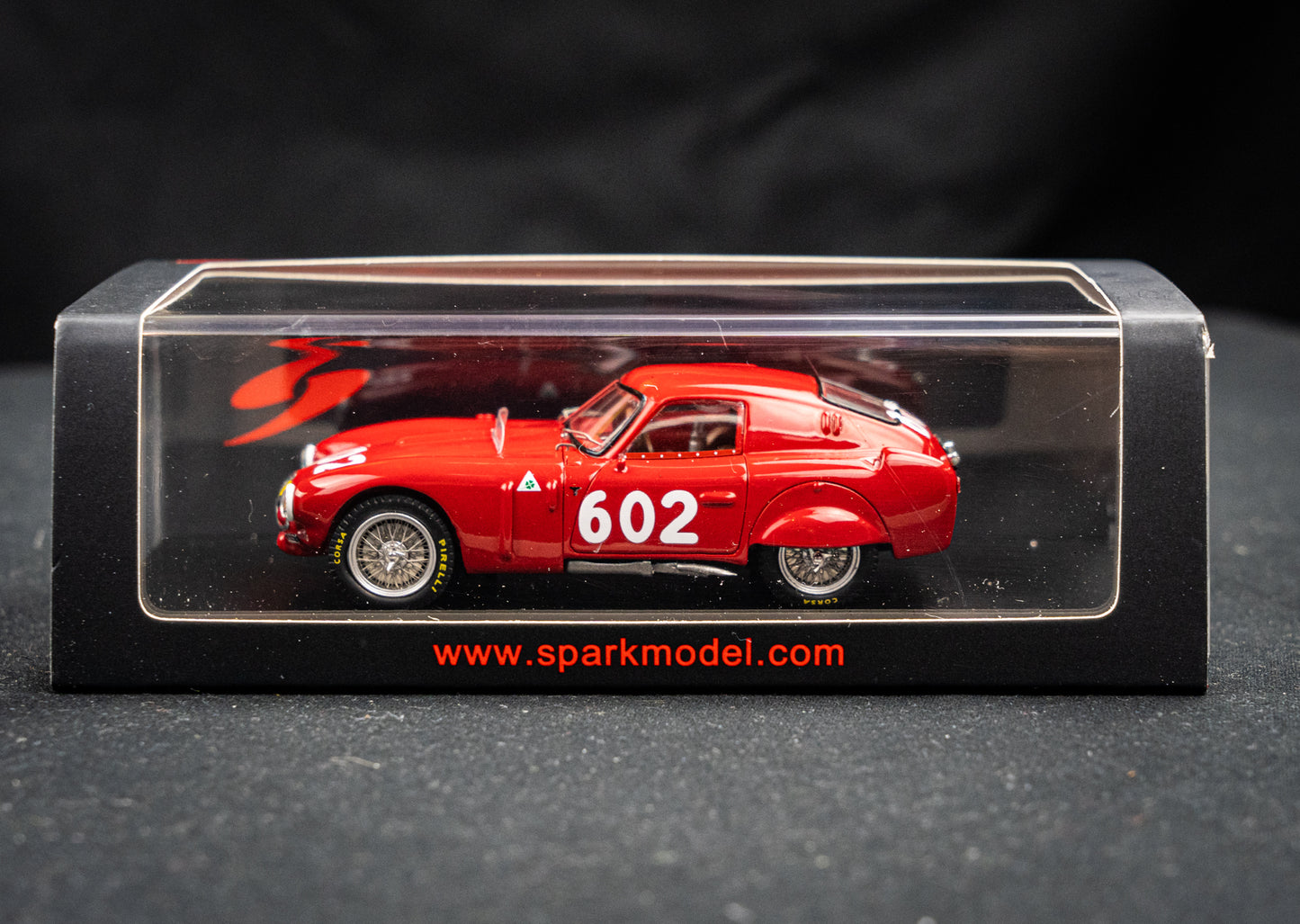 Alfa Romeo 6C 3000ccm #602 Fangio / Sala  2nd Mille Miglia 1953 1:43 Spark