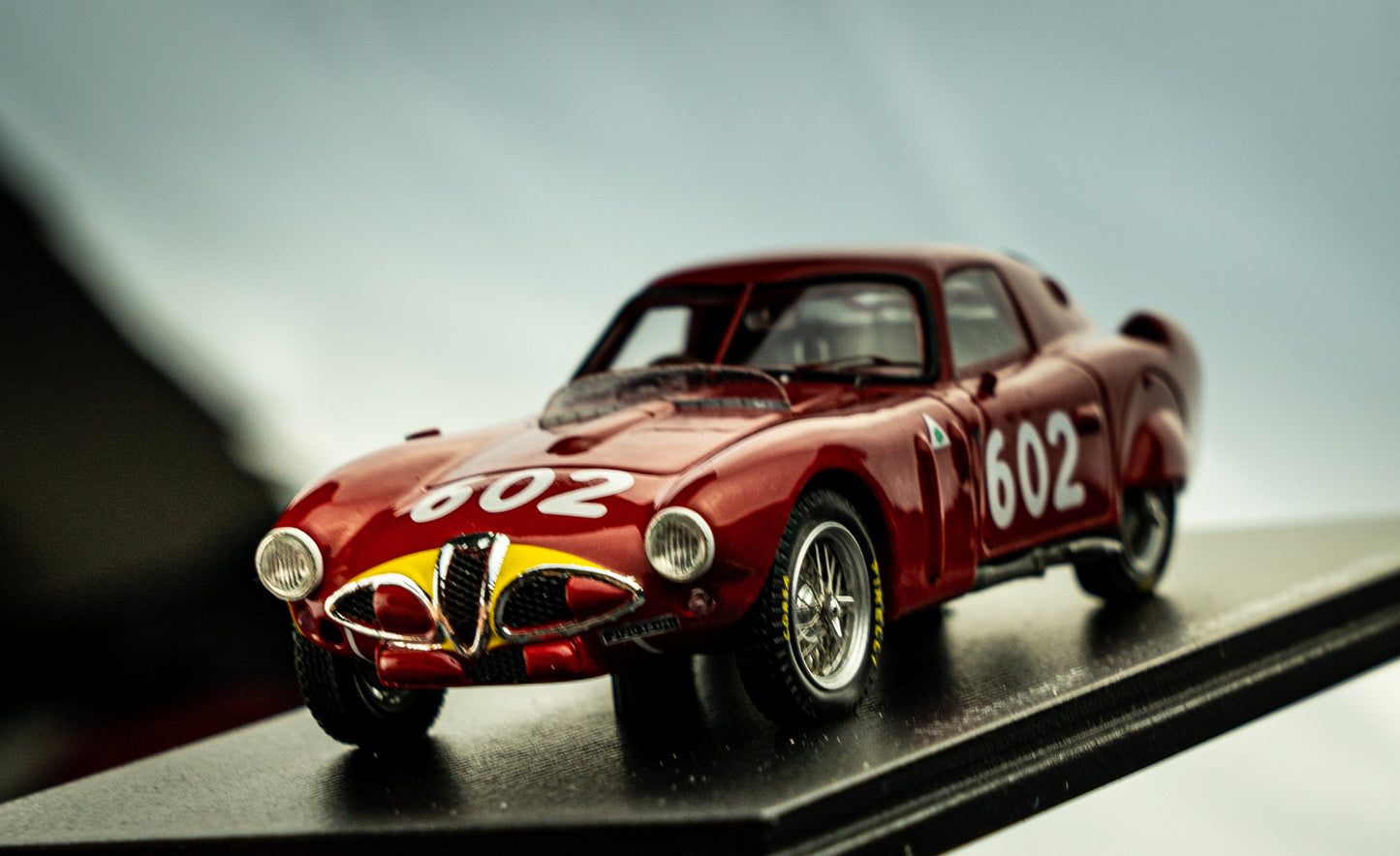 Alfa Romeo 6C 3000ccm #602 Fangio / Sala  2nd Mille Miglia 1953 1:43 Spark