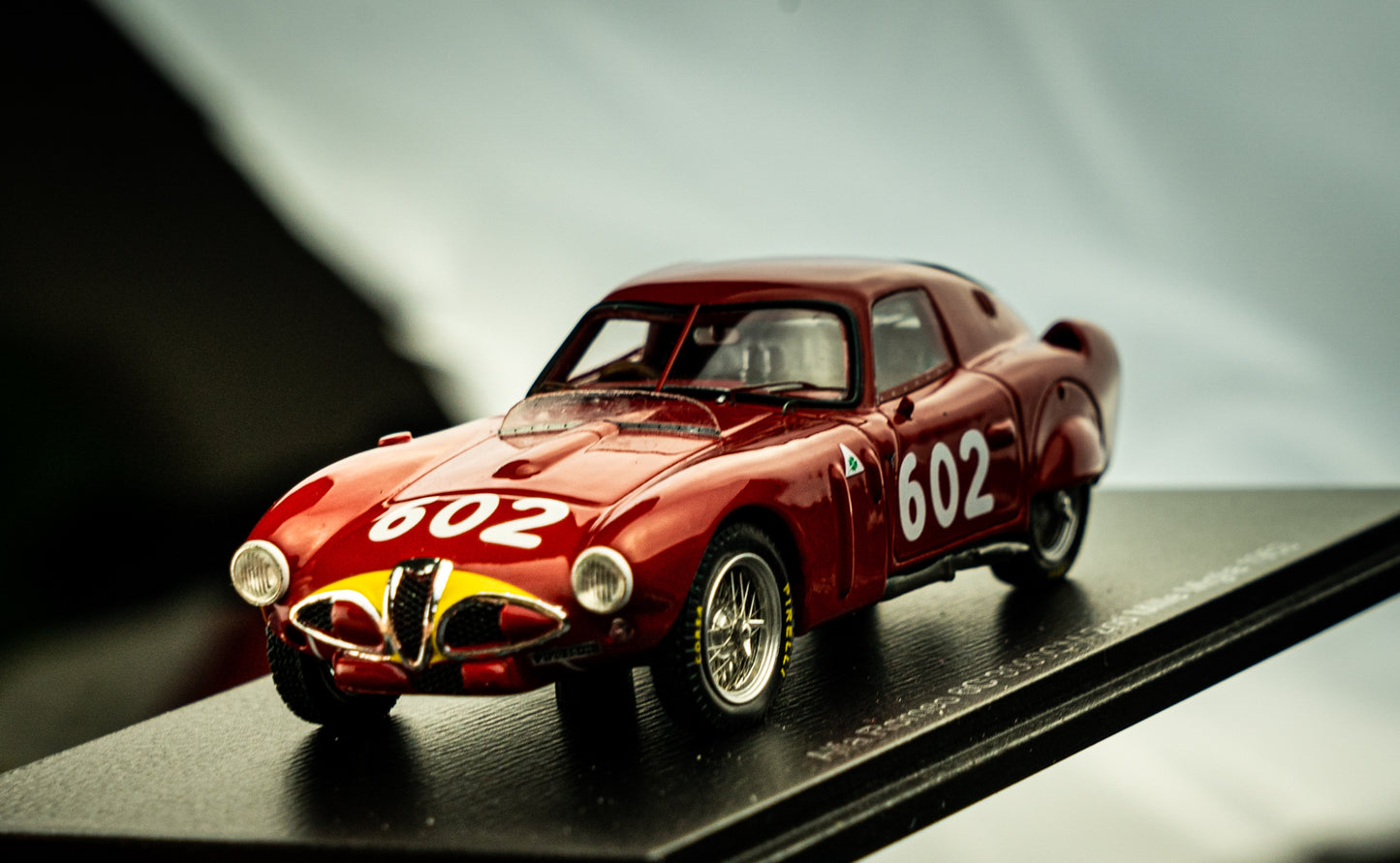 Alfa Romeo 6C 3000ccm #602 Fangio / Sala  2nd Mille Miglia 1953 1:43 Spark